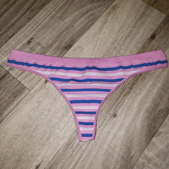 Design Lab Lord & Taylor Other - 🔥5 for $25🔥 Purple and Blue Stripe Thong Panty